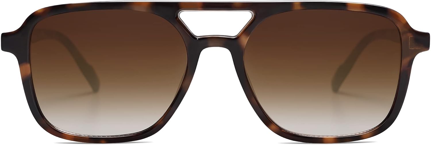 Trendy Retro Aviator Sunglasses