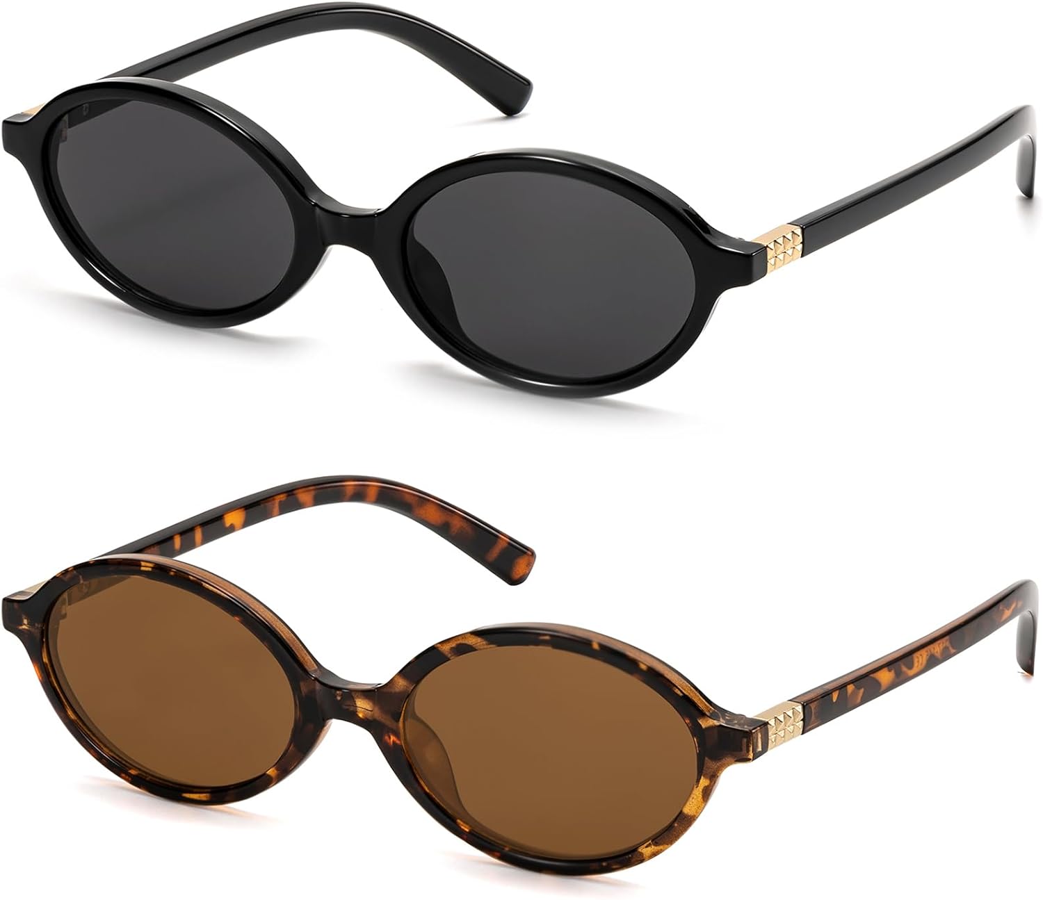 Chic Retro Oval Sunglasses
