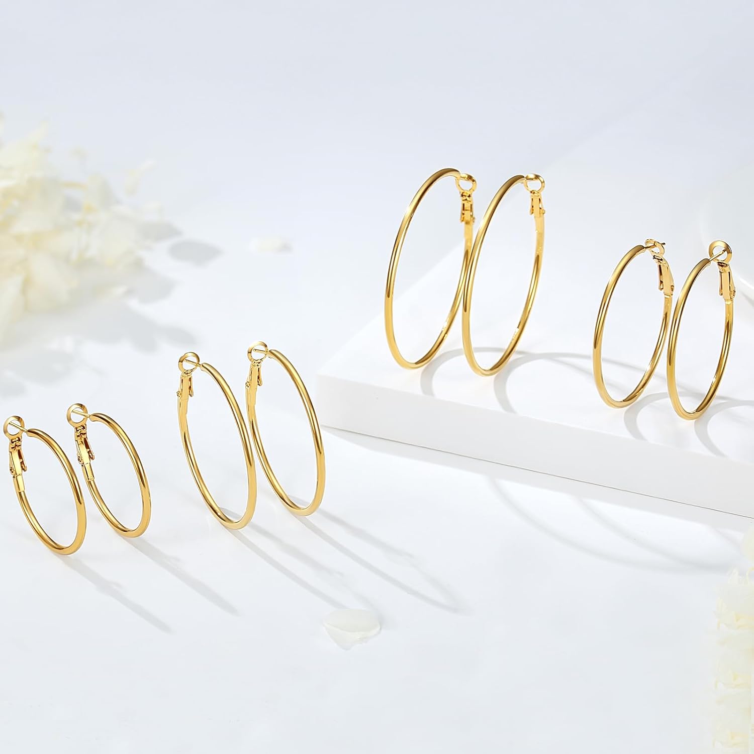 Stylish Hoop Earring Set