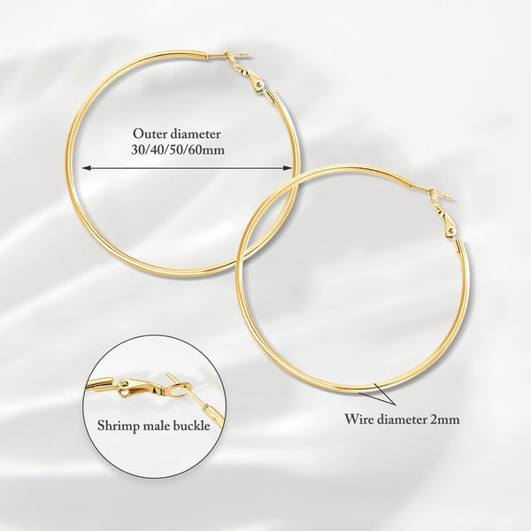 Stylish Hoop Earring Set