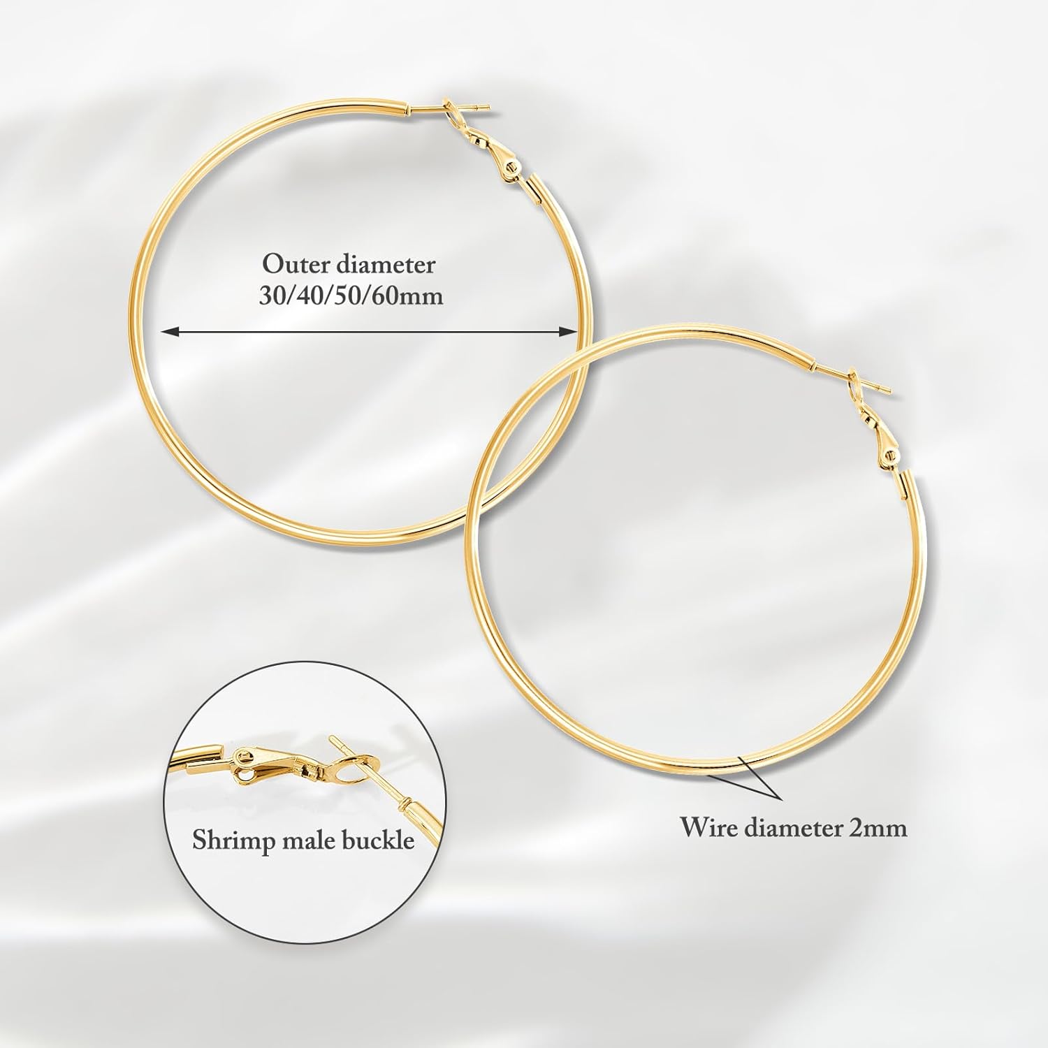 Stylish Hoop Earring Set