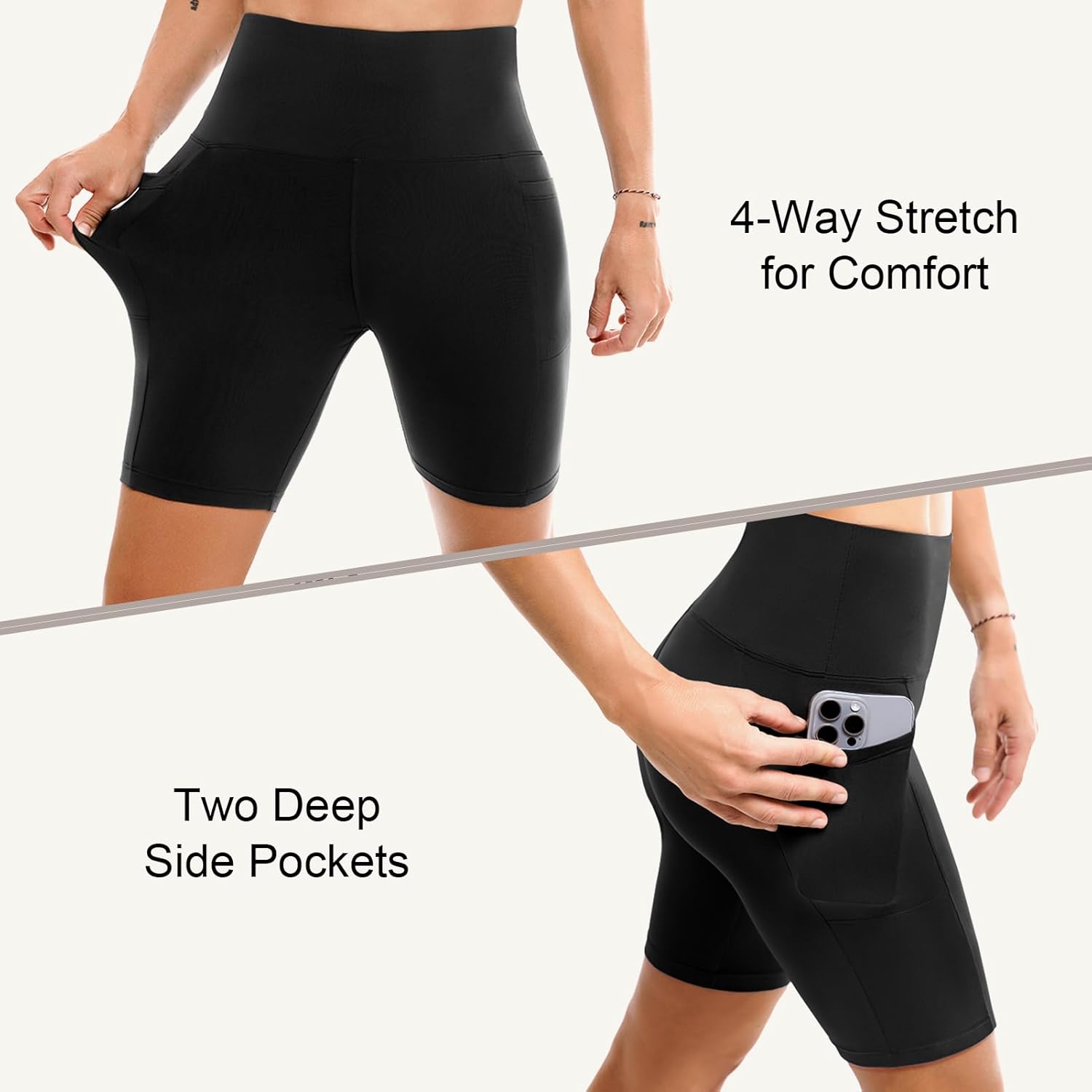 Comfort Fit Biker Shorts Duo