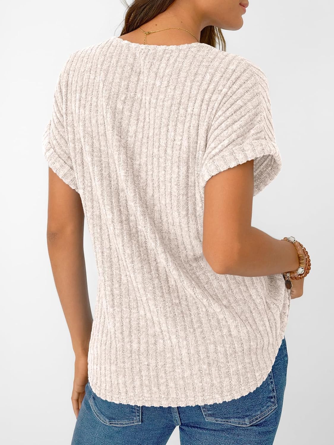 Chic Spring V-Neck Blouse