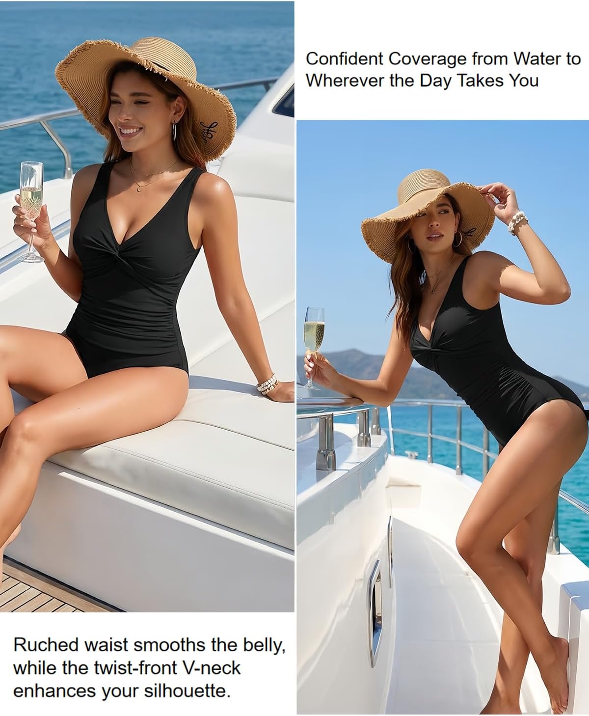 Stylish Tummy Control Swimsuit