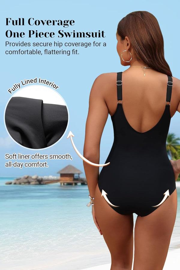 Stylish Tummy Control Swimsuit