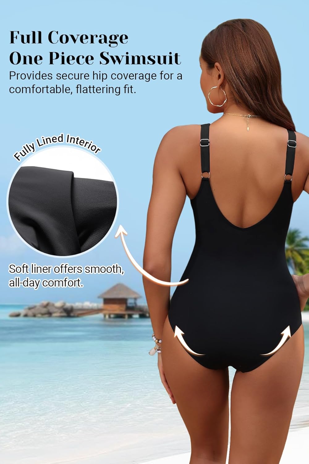 Stylish Tummy Control Swimsuit