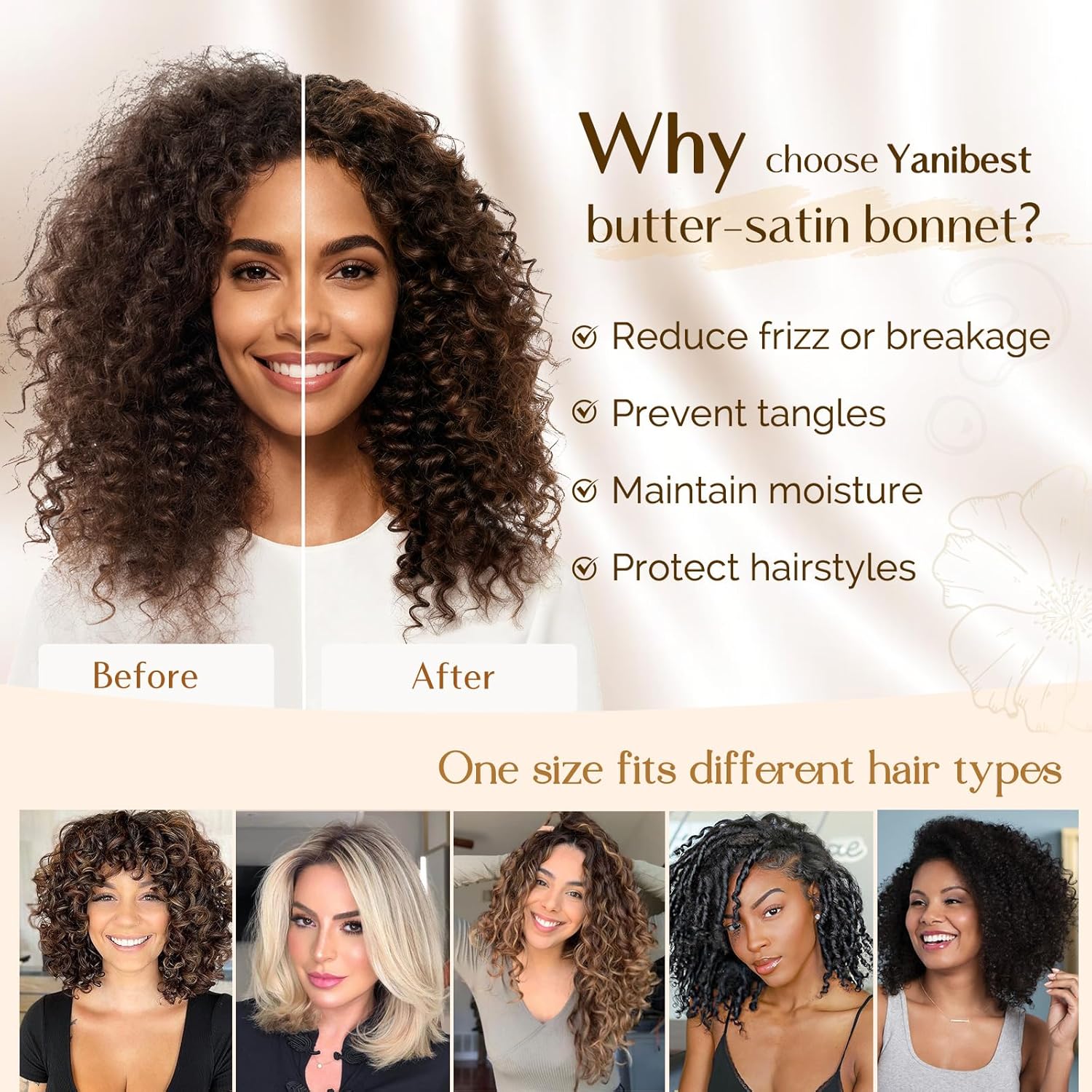 Silky Sleep Hair Bonnet