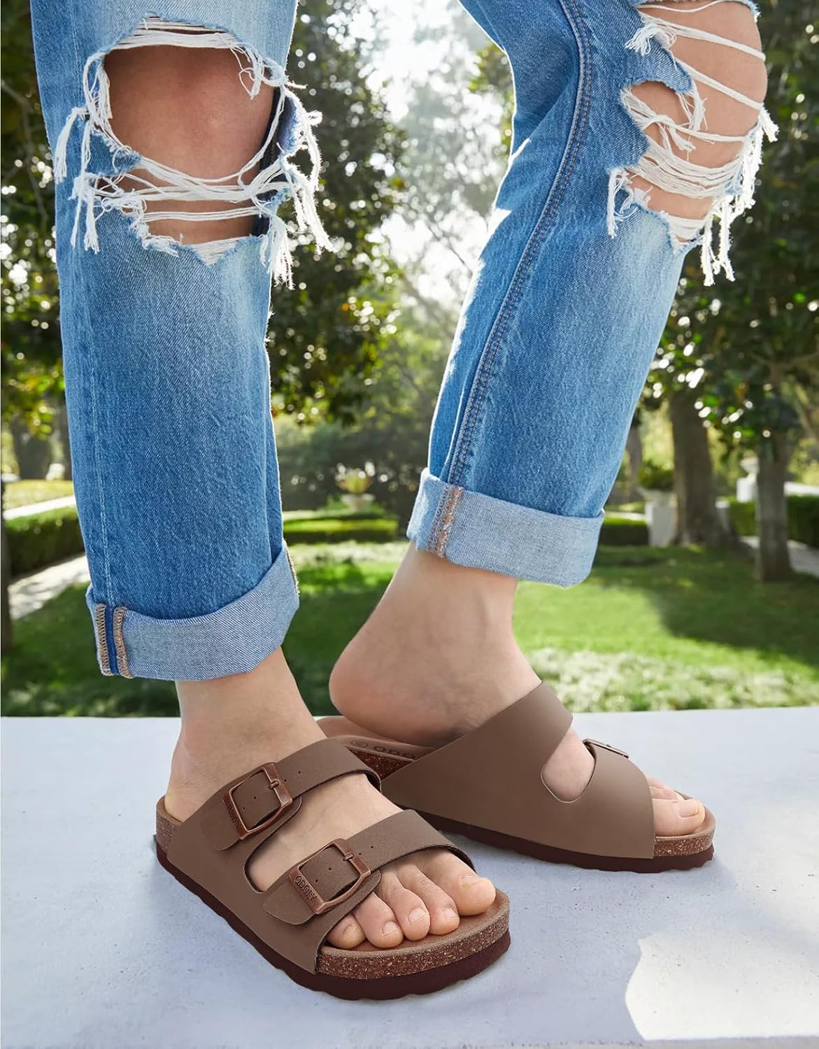 Comfort Cork Slide Sandals