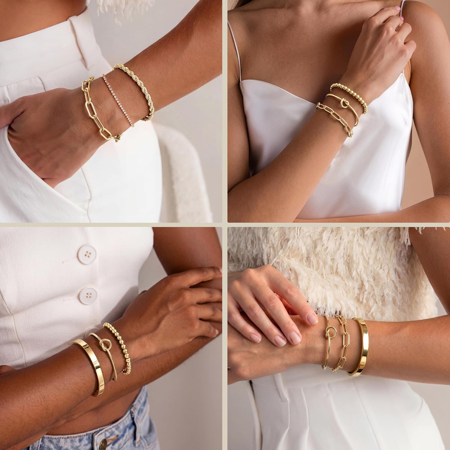Gokeey Gold Bracelet Collection